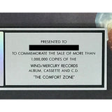 Vanessa Williams The Comfort Zone RIAA Platinum Album Award - Record Award