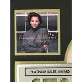 Vanessa Williams The Sweetest Days RIAA Platinum Album Award - Record Award