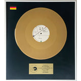 Vanilla Ice ’Ice Ice Baby’ Club Mix Gold Single Germany Award - Record Award