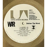 War Deliver The Word RIAA Gold Album Award - RARE - Record Award