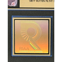 Warrant Dirty Rotten Filthy Stinking Rich RIAA 2x Multi-Platinum Album Award - Record Award