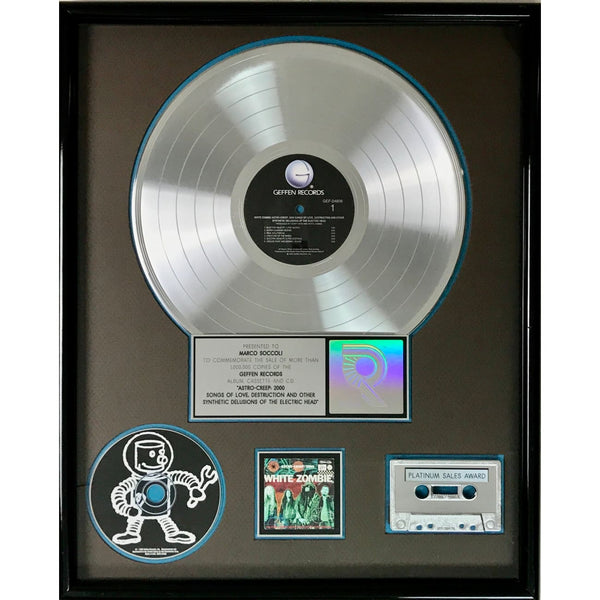 White Zombie Astro-Creep: 2000 RIAA Platinum Album Award - Record Award