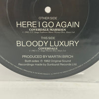 Whitesnake ’Here I Go Again’ 1982 7’’ UK Import Picture Disc BPP416 - Media