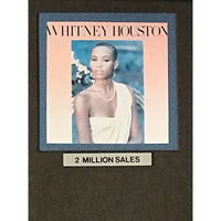 Whitney Houston debut RIAA 2x Multi-Platinum Album Award - Record Award
