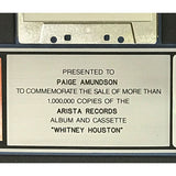 Whitney Houston debut RIAA Platinum Album Award - Record Award