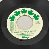 Wings ’Give Ireland Back to the Irish’ 45’’ Record 1972 #1847 - Media