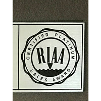 Yes 90125 RIAA Platinum Album Award - Record Award
