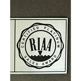 Yes 90125 RIAA Platinum Album Award - Record Award