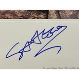 Yes Relayer album art litho signed by Howe Squire Wakeman w/PSA LOA - Music Memorabilia