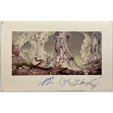 Yes Relayer album art litho signed by Howe Squire Wakeman w/PSA LOA - Music Memorabilia
