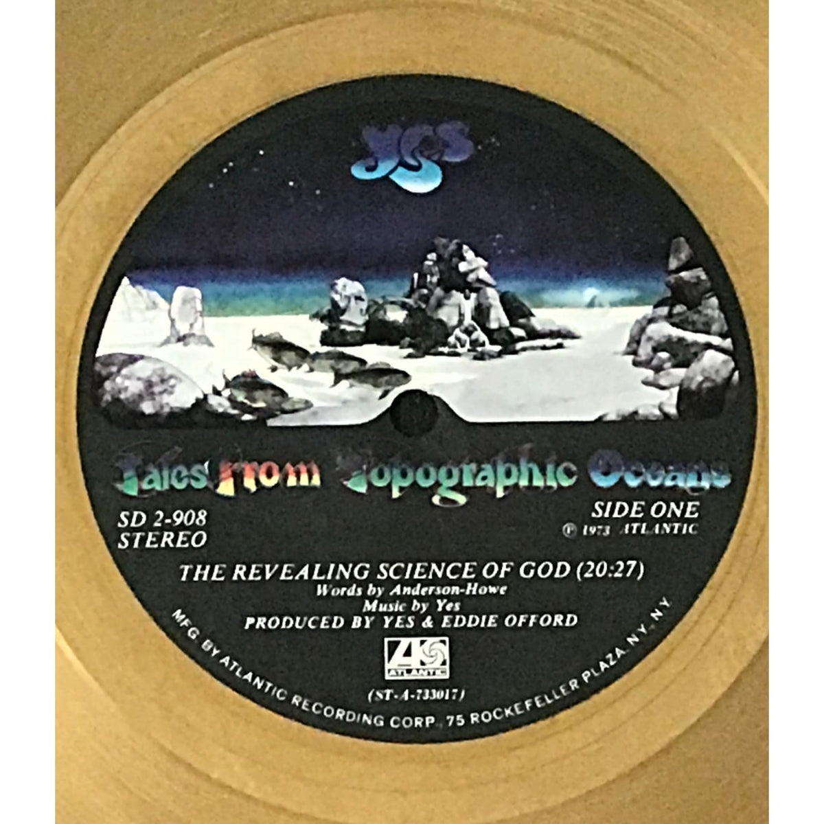 musicgoldmine.com - Yes Tales From Topographic Oceans RIAA Gold Album ...