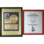 Young MC Brainstorm RIAA Gold Album Award + Grammy Win Certificate - Record Award