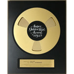 ZZ Top Afterburner album Ampex Golden Reel Award presented to Dusty Hill - RARE - Record Award