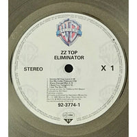 ZZ Top Eliminator 1983 BPI Silver Album Award presented to Dusty Hill - RARE - Record Award