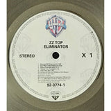 ZZ Top Eliminator 1983 BPI Silver Album Award presented to Dusty Hill - RARE - Record Award