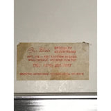 ZZ Top Eliminator 1983 CRIA Platinum Album Award presented to Dusty Hill - RARE - Record Award
