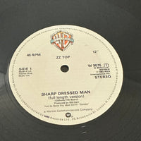 ZZ Top ’Sharp Dressed Man’ UK 1983 Import 12’’-45 rpm Vinyl W9576 - Media