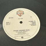 ZZ Top ’Sharp Dressed Man’ UK 1983 Import 12’’-45 rpm Vinyl W9576 - Media
