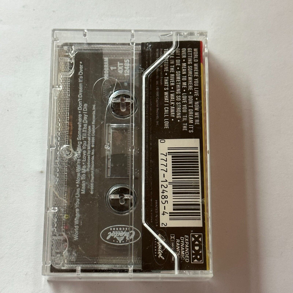 Crowded House Self Titled Debut Cassette 1986 – MusicGoldmine.com