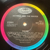 Katrina and the Waves - Waves LP 1986 UK EST2010 LP