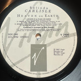 Belinda Carlisle Heaven On Earth UK LP Vinyl Record Album 1987 V2496