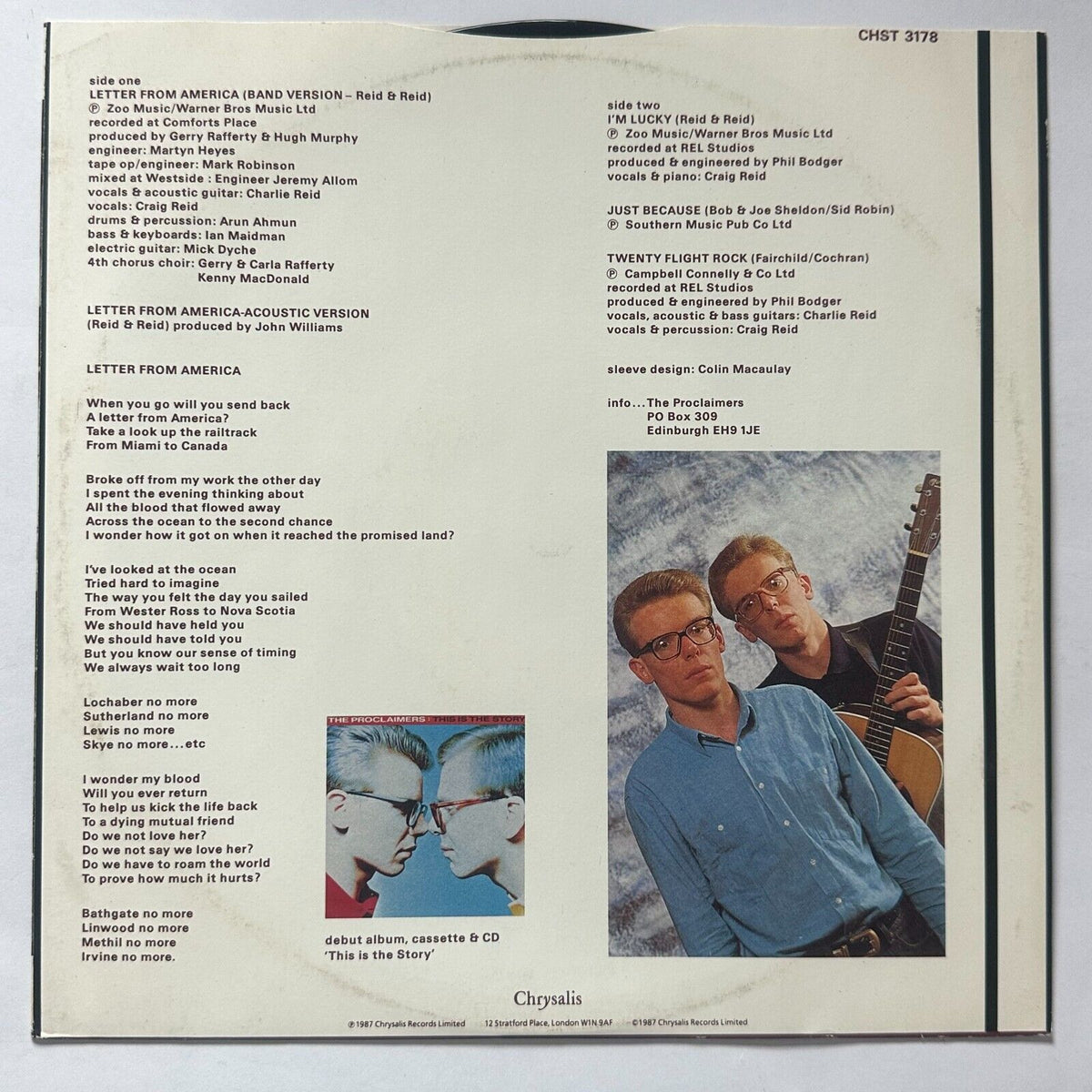 The Proclaimers Letter From America 10