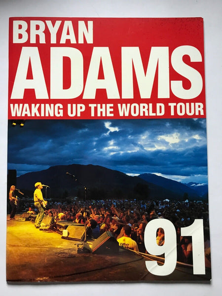 Bryan Adams 1991 Waking Up the Neighbours World Tour Program Book