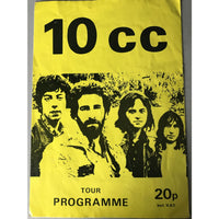 10cc 1975 UK Concert Tour Program - Music Memorabilia
