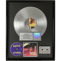 2Pac Above The Rim Soundtrack RIAA 2x Multi-Platinum Album Award - RARE - Record Award