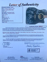 Garth Brooks, Dierks Bentley, Keith Urban + 7 Signed Takamine Guitar w/JSA LOA - RARE