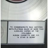A Star Is Born Streisand Kristofferson RIAA 4x Platinum Award