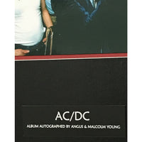 AC/DC album collage signed by Angus and Malcolm Young w/JSA LOA - Music Memorabilia