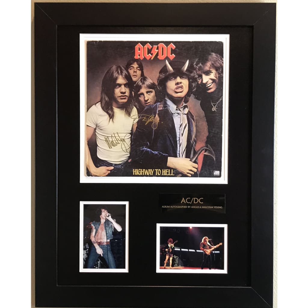 AC/DC album signed by Angus and Malcolm Young w/JSA LOA – MusicGoldmine.com
