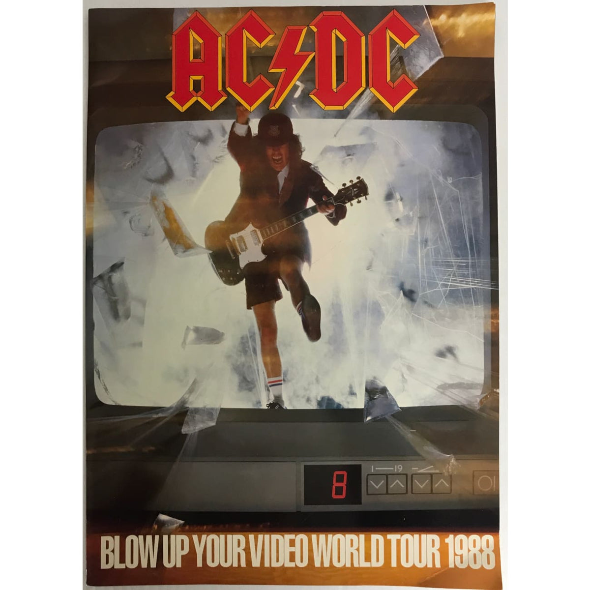 musicgoldmine.com - AC/DC Blow Up Your Video 1988 Concert Tour Program ...