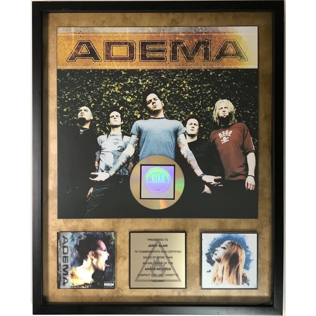 Adema debut RIAA Gold Album Award – MusicGoldmine.com