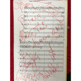 Aerosmith Signed Hole In My Soul Lyrics & Vest Collage - Music Memorabilia Collage