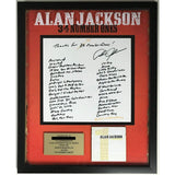 Alan Jackson 35 #1 Hits Arista Label Award - Record Award