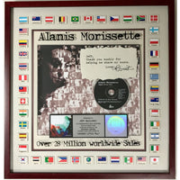 Alanis Morissette Jagged Little Pill RIAA 16x Multi-Platinum Album Award - Record Award