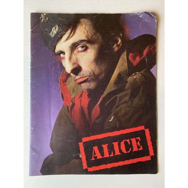 Alice Cooper 1982 Tour UK Program - Music Memorabilia