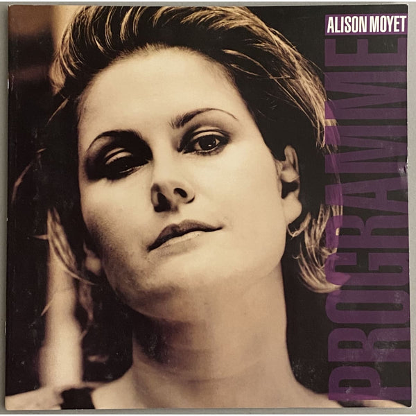 Alison Moyet 1995 Singles Tour Program with Ticket - Music Memorabilia