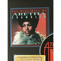 Aretha Franklin Very Best 60s Collection RIAA Gold Album Award