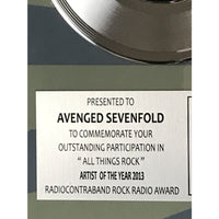 Avenged Sevenfold RadioContraband Radio Award to A7X - Record Award