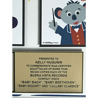 Baby Einstein Series Disney RIAA Gold Album Award - Record Award