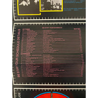 Be Stiff UK Tour 1978 Fold Out Poster - Music Memorabilia