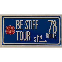 Be Stiff UK Tour 1978 Fold Out Poster - Music Memorabilia