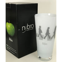 Beatles Abbey Road Nybro Crystal Vase - New In Box - Music Memorabilia