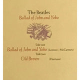Beatles Ballad of John and Yoko 45 Sleeve Art Proof - RARE - Music Memorabilia Collage