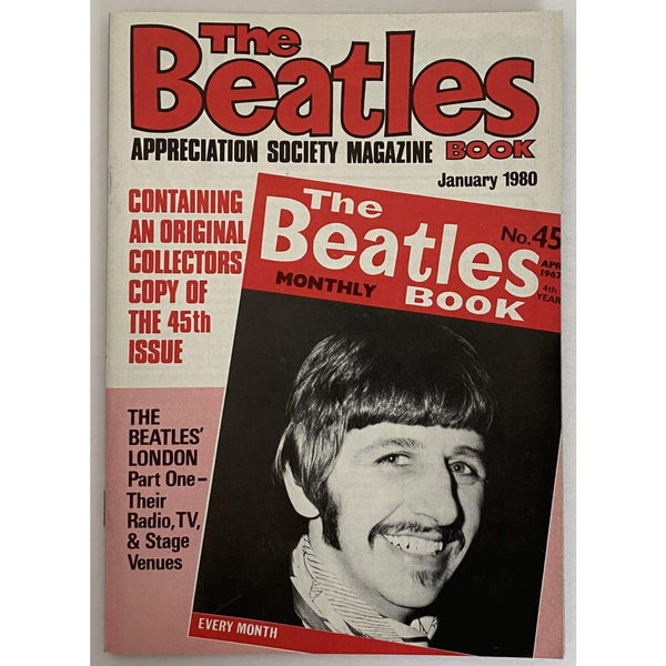 Beatles Book Monthly Magazines 1980 Issues - Original - sold individually - JAN 1980/Excellent - Music Memorabilia