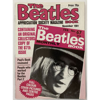Beatles Book Monthly Magazines 1981 Issues - Original - sold individually - NOV 1981/Excellent - Music Memorabilia