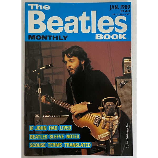 Beatles Book Monthly Magazines 1989 Issues - original 3rd era - sold individually - JAN 1989/Excellent - Music Memorabilia